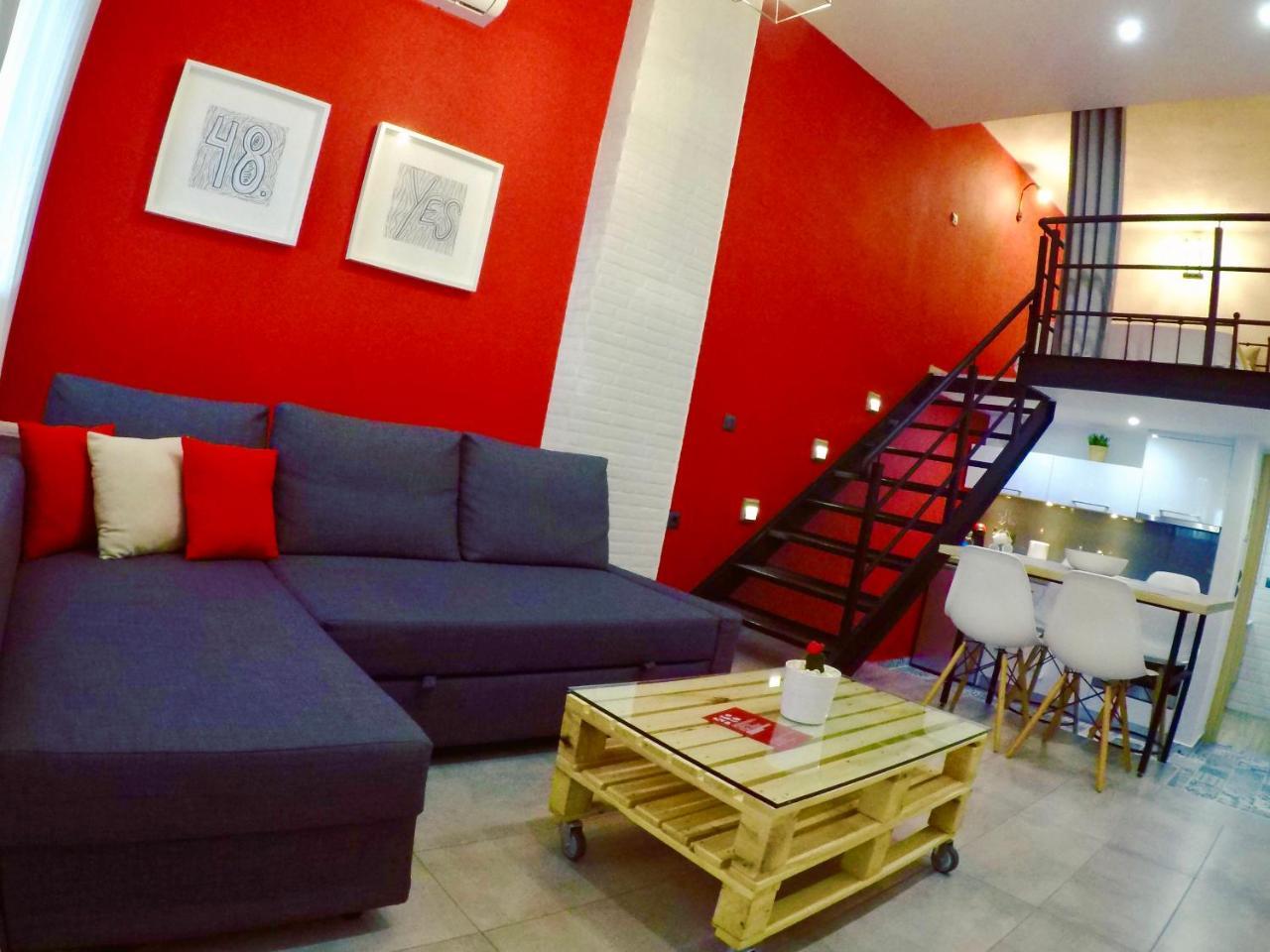Ferienwohnung 48 Downtown Lofts Néa Péramos Exterior foto